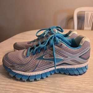 Brooks GTS Women's Teal and Gray Sneakers 16 Edition Womens 7